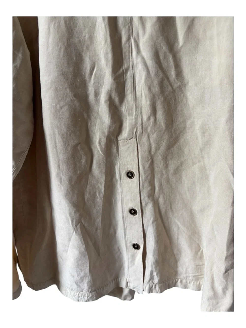 J. Morgan Puett Silk Linen Lounge Jacket One Size Natural Minimalist Artwear